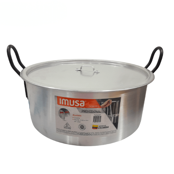 Caldero olla profesional de aluminio 50x20 cm