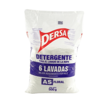 Detergente en polvo Dersa x 500 gr - Agencia Fuller