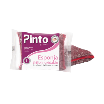 Esponja brillo inox