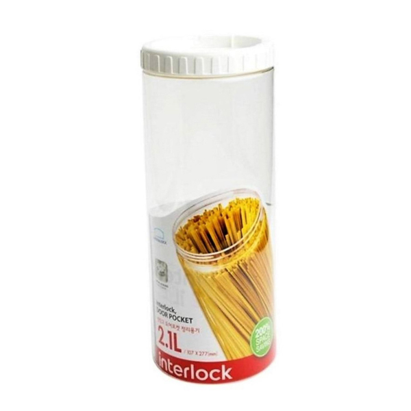 Recipiente circular interlock de 2.1 lt