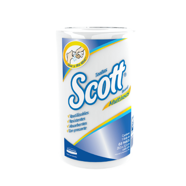 Toalla de cocina Scott multiusos x 64 hojas